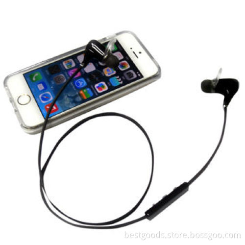 Black sport Bluetooth headphone